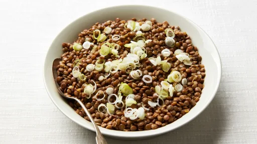 Lentil and Scallion Salad