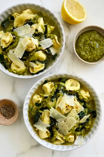 Tortellini Soup with Kale