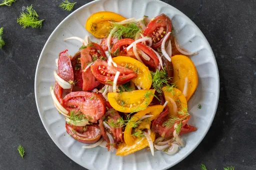 Ensalada de tomate (receta de la abuela)