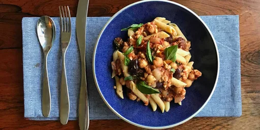 Vegan Chickpea Puttanesca Recipe