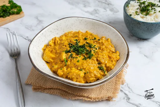 Pollo korma. Receta tradicional y casera india