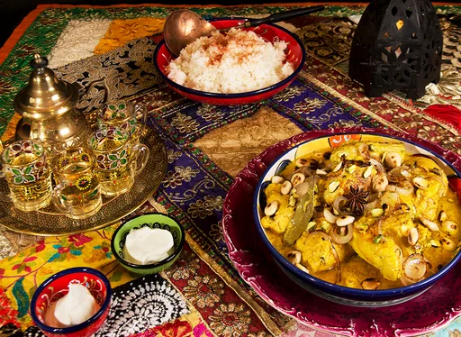 Korma de pollo - Murgh korma. Cocina Hindú.