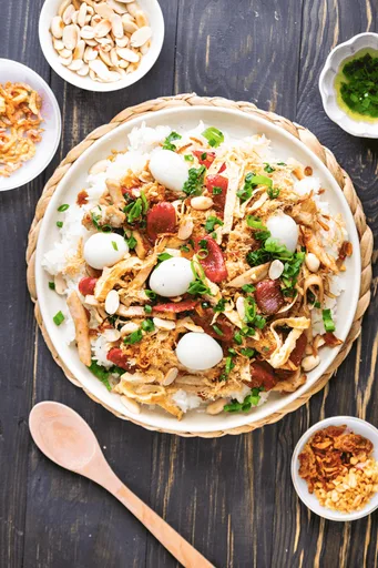 Vietnamese Sticky Rice (Xôi Mặn)