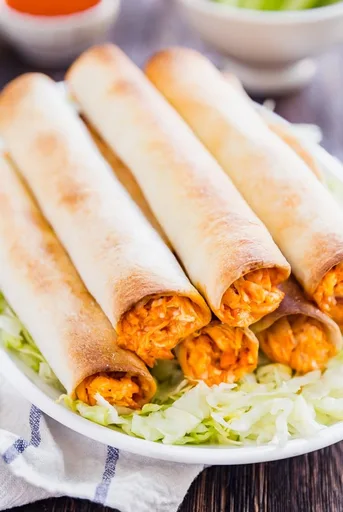Buffalo Chicken Taquitos