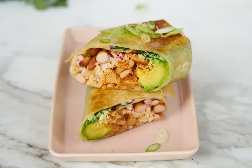 Burritos de yaca desmenuzada (veganos)