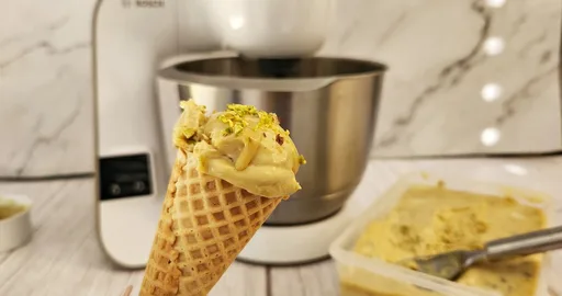 Helado de pistacho