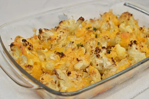 Coliflor al cheddar