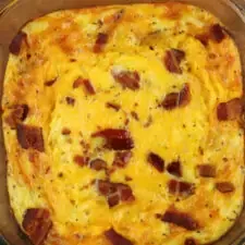 Bacon Potato and Egg Casserole