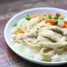 Instant Pot Amish Chicken and Noodles