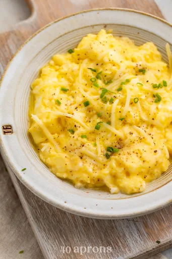 Huevos revueltos con trufa