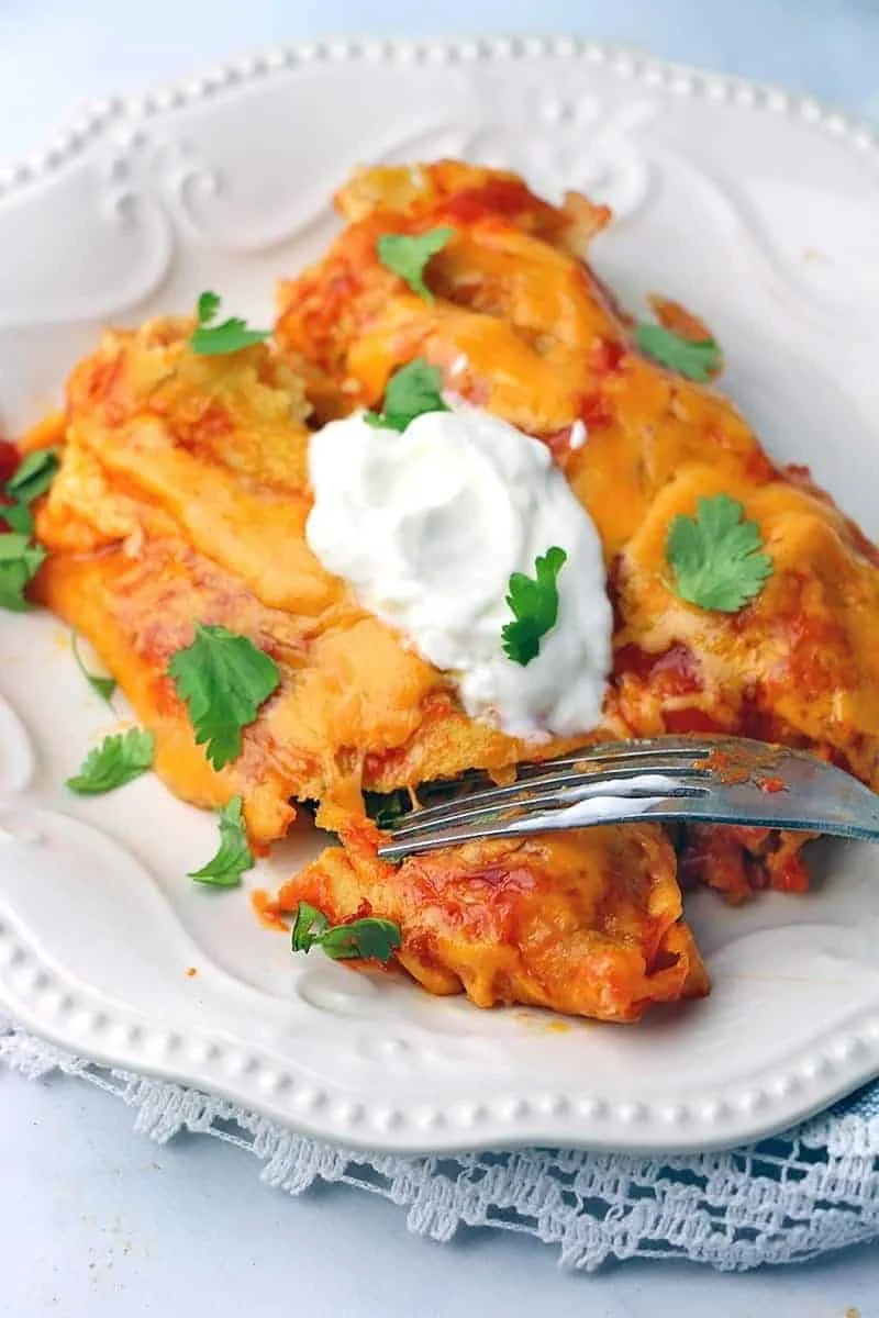 Enchiladas estilo America's Test Kitchen