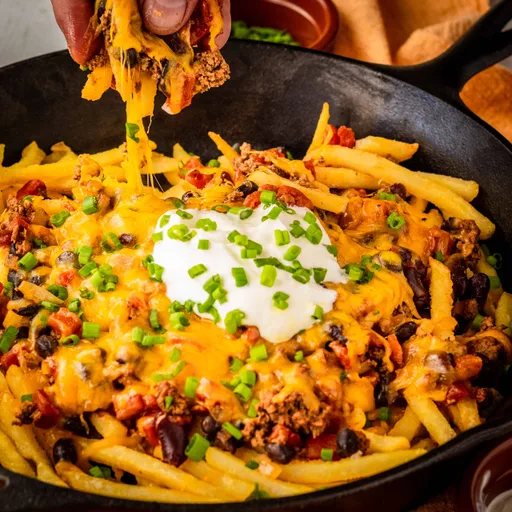 Easy Chili Cheese Fries