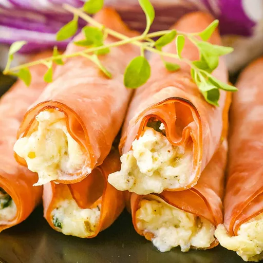 Rollitos de jamón