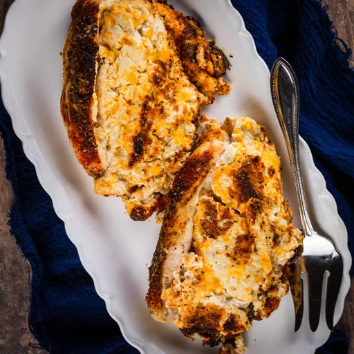 Pollo Relleno Estilo Ruth Chris (Fácil en 30 Minutos)