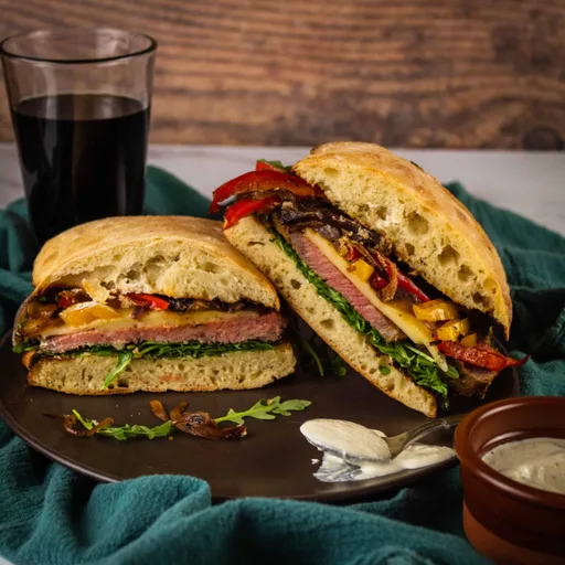 Sándwich de Tri-Tip (con Sobras de Asado Tri-Tip)