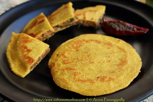 Beduan Roti | Makki Roti with Spicy Arbi Stuffing from Kangra Valley