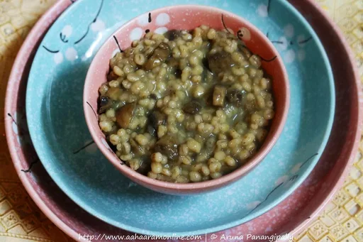 Pearl Barley and Mushroom Risotto