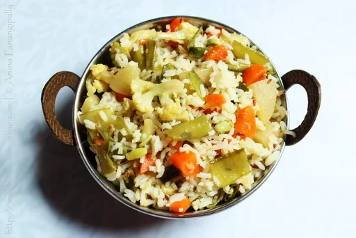 Shakhannam | Satvik Vegetable Pulav for Navratri