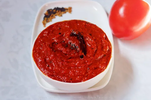 Encurtido de tomate de Andhra