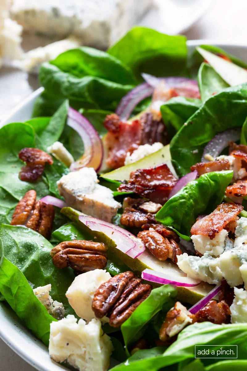 Spinach Salad with Hot Bacon Dressing