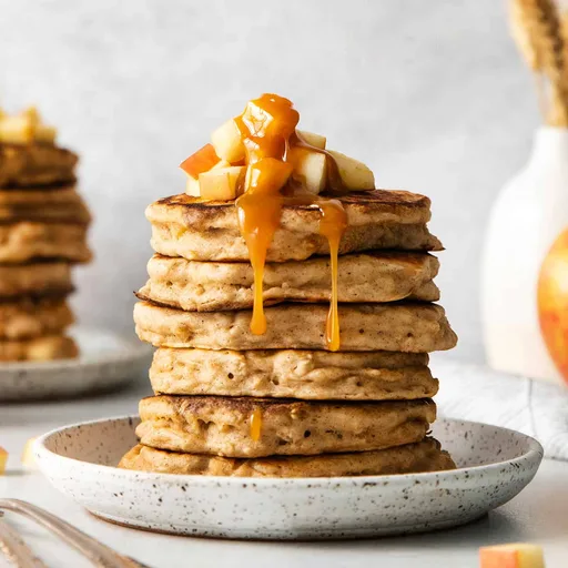 Tortitas de manzana y avena