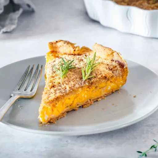 Butternut Squash Tart with Caramelized Onion
