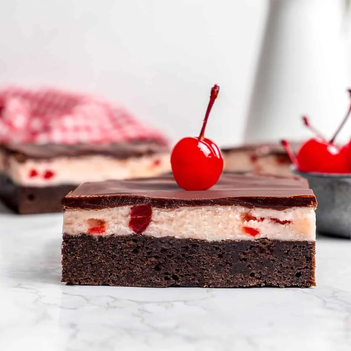 Chocolate Cherry Cordial Brownies
