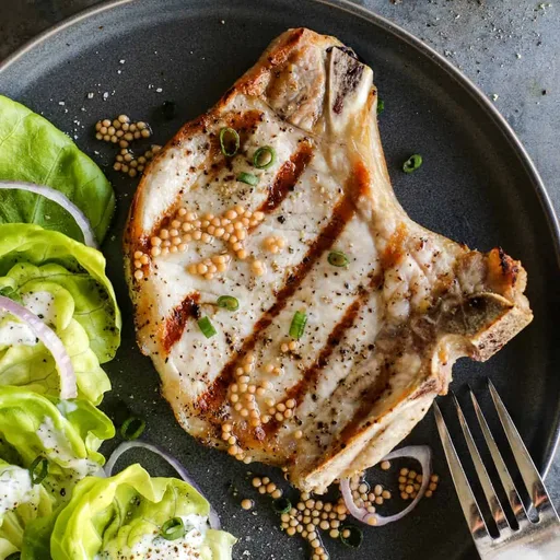 Chuletas de cerdo a la parrilla fáciles