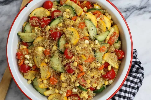 Quinoa Salad with Curry Vinaigrette