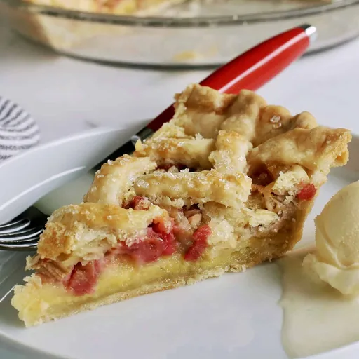 Rhubarb Custard Pie