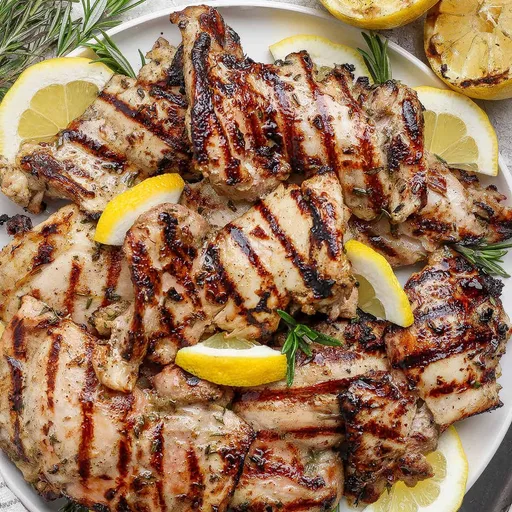 Muslos de Pollo al Limón a la Parrilla