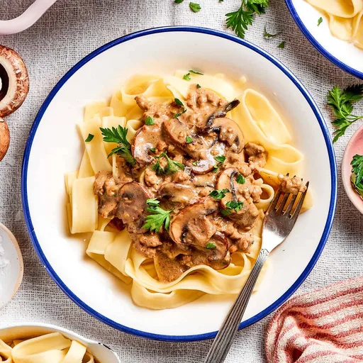 Ground Beef Stroganoff