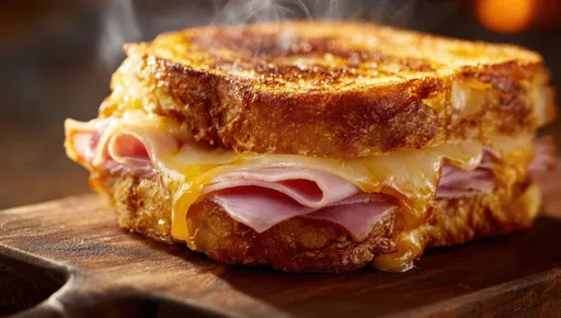 Bikini trufado de jamón y mozzarella