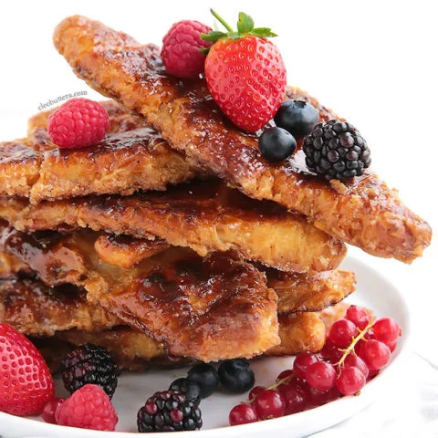 Caramelized Croissant French Toast