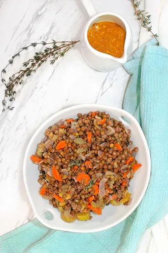 French Lentils with Dijon Vinaigrette