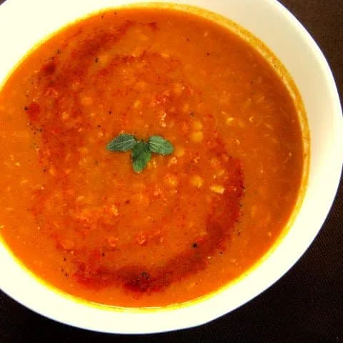 Spicy Red Lentil Soup