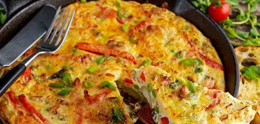 Tortilla de Claras y Vegetales