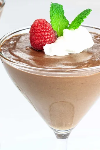 Mousse de café y chocolate
