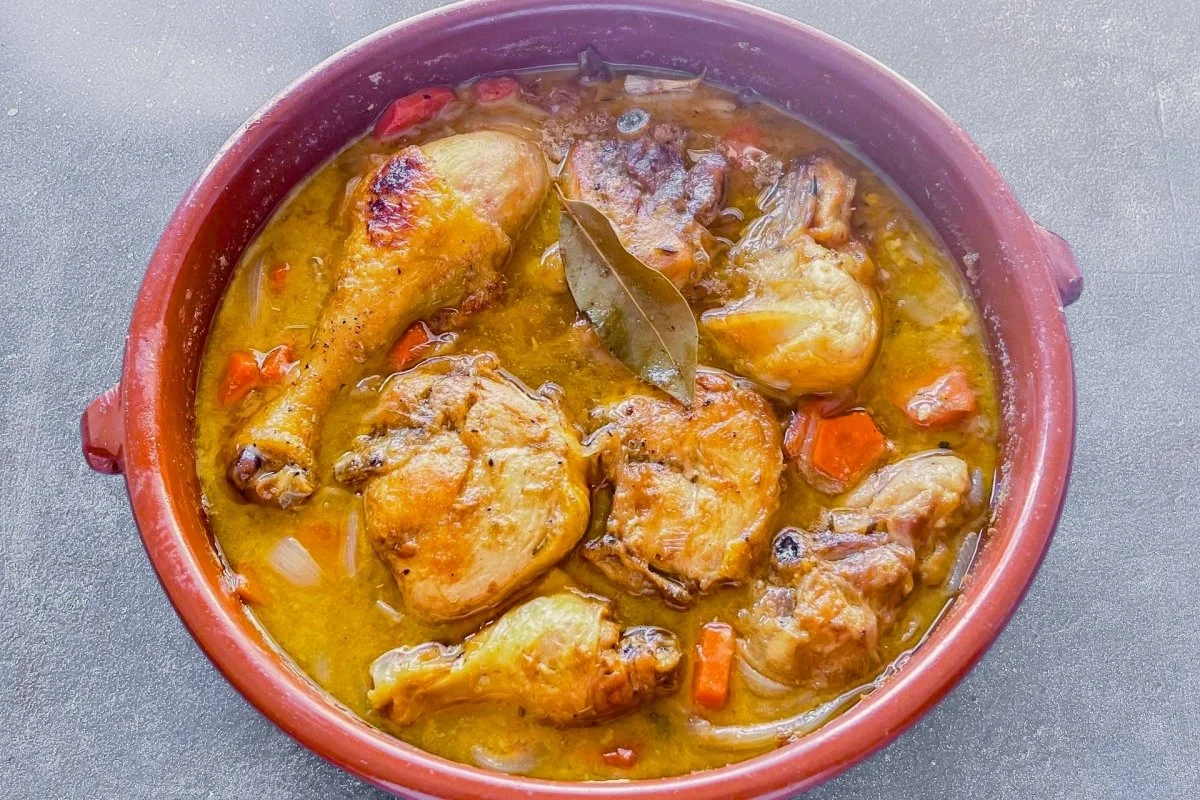 Pollo en salsa de la abuela