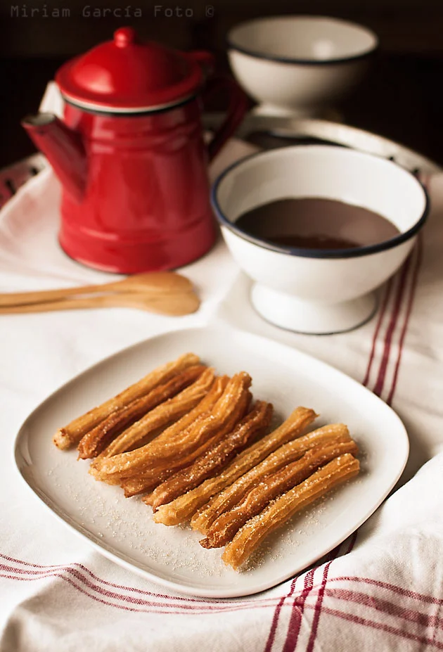 Churros con chocolate