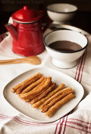 Churros con chocolate