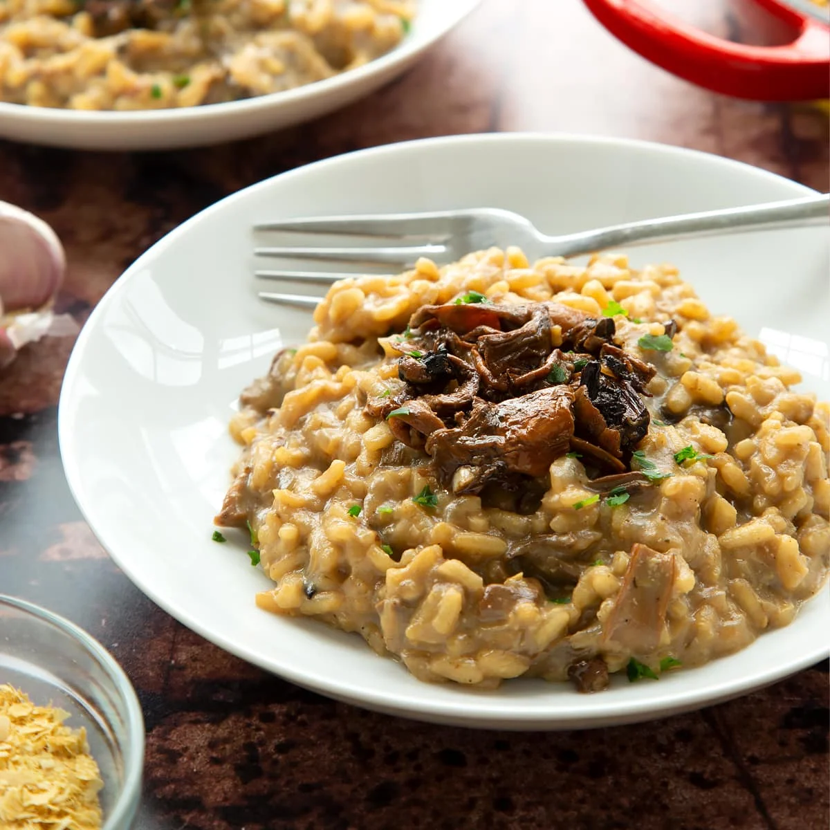 Incredibly Easy Vegan Mushroom Risotto Recipe