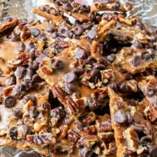 Chocolate Chip Pecan Graham Cracker Pralines