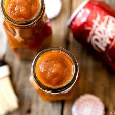 Salsa barbacoa con Dr Pepper