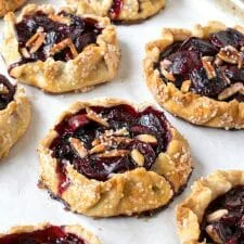 Mini Cherry Almond Galettes