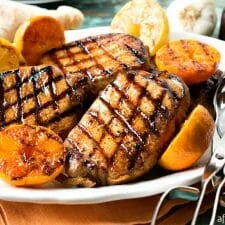 Ponzu Grilled Pork Chops
