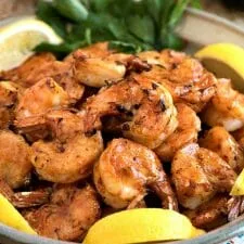 Gambas picantes a la parrilla para pelar y comer