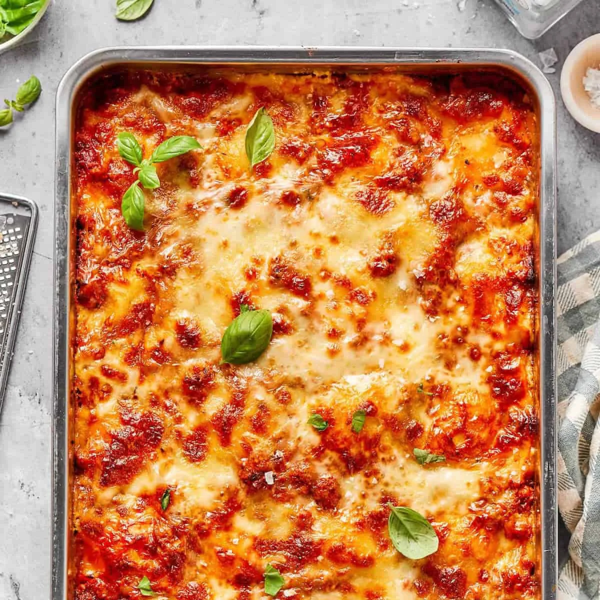 Lazy Ravioli Lasagna