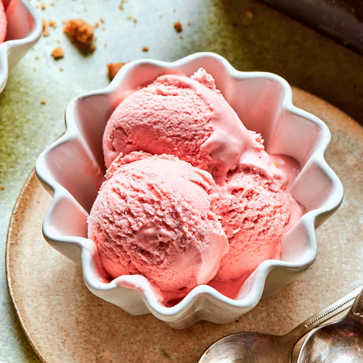 Rhubarb Ice Cream