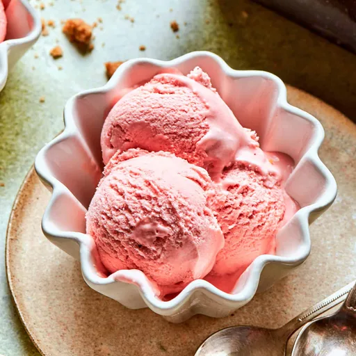 Rhubarb Ice Cream